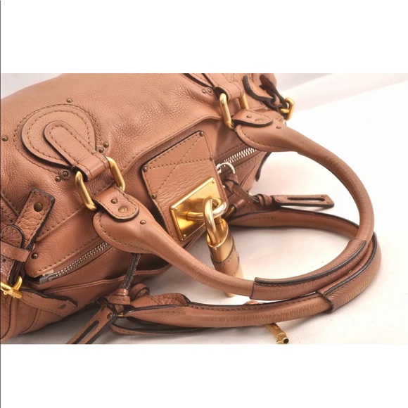 Authentic Chloe Paddington Handbag Leather Pink - Picture 4 of 11